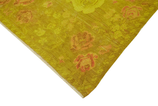 6x10 Yellow Vintage Moldovan Kilim Rug - 42701