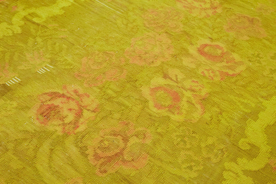 6x10 Yellow Vintage Moldovan Kilim Rug - 42701