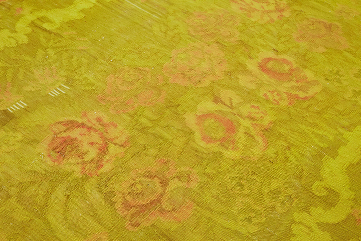 6x10 Yellow Vintage Moldovan Kilim Rug - 42701