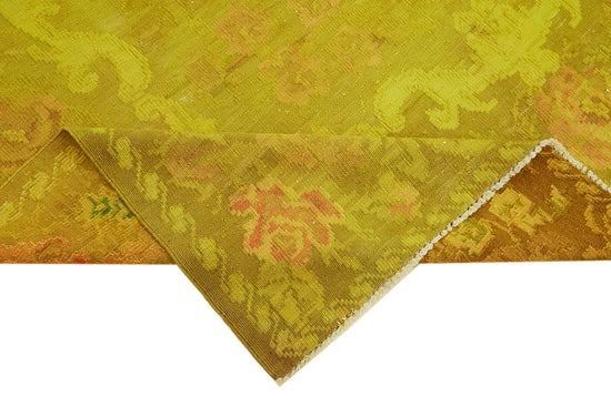 6x10 Yellow Vintage Moldovan Kilim Rug - 42701