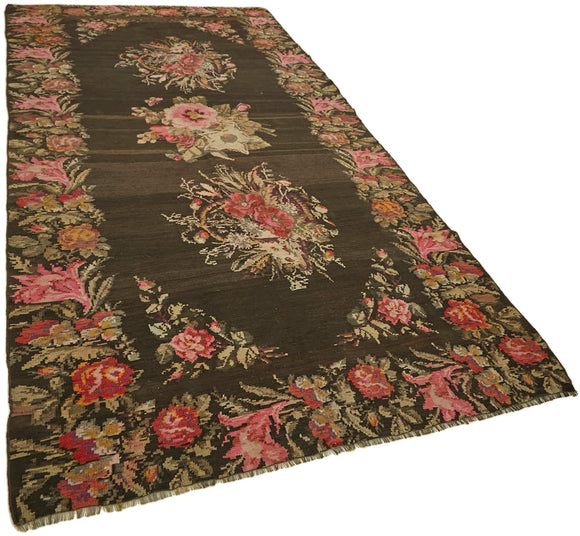 6x13 Multicolor Vintage Moldovan Kilim Rug - 42748