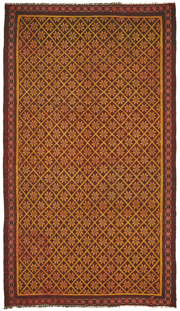 6x10 Multicolor Vintage Moldovan Kilim Rug - 42763