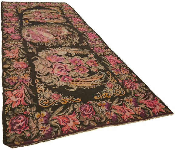 6x14 Multicolor Vintage Moldovan Kilim Rug - 42779