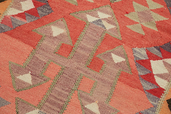 3x11 Multicolor Boho Runner Kilim Rugs - 42797