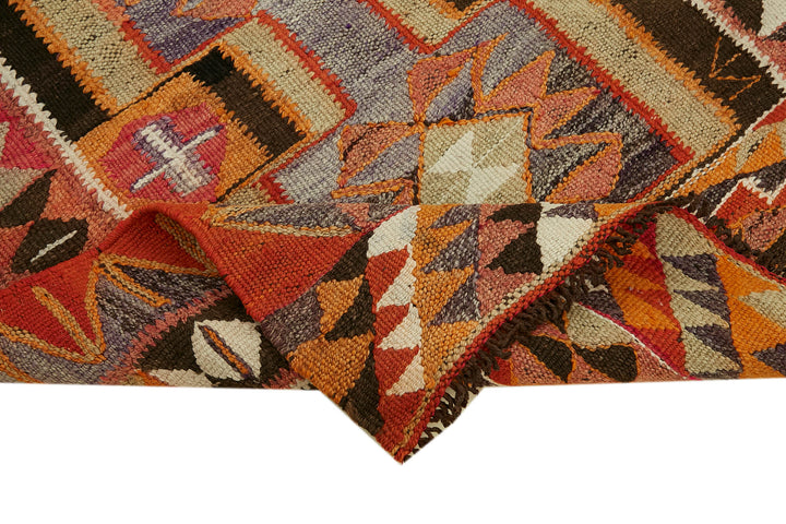 3x10 Multicolor Boho Runner Kilim Rugs - 42799
