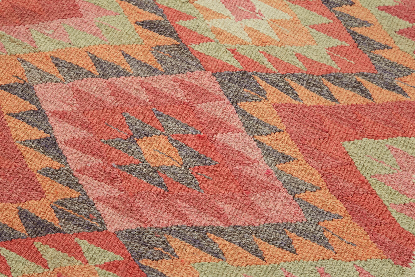 3x10 Multicolor Boho Runner Kilim Rugs - 42801