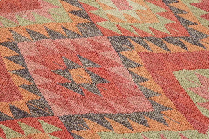 3x10 Multicolor Boho Runner Kilim Rugs - 42801