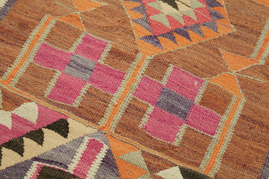 3x12 Multicolor Boho Runner Kilim Rugs - 42804