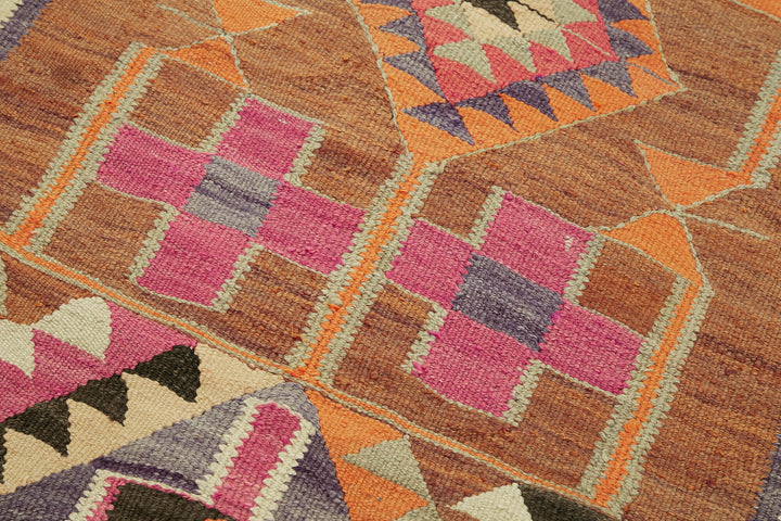 3x12 Multicolor Boho Runner Kilim Rugs - 42804