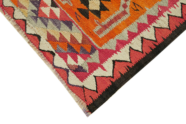 3x11 Multicolor Boho Runner Kilim Rugs - 42809