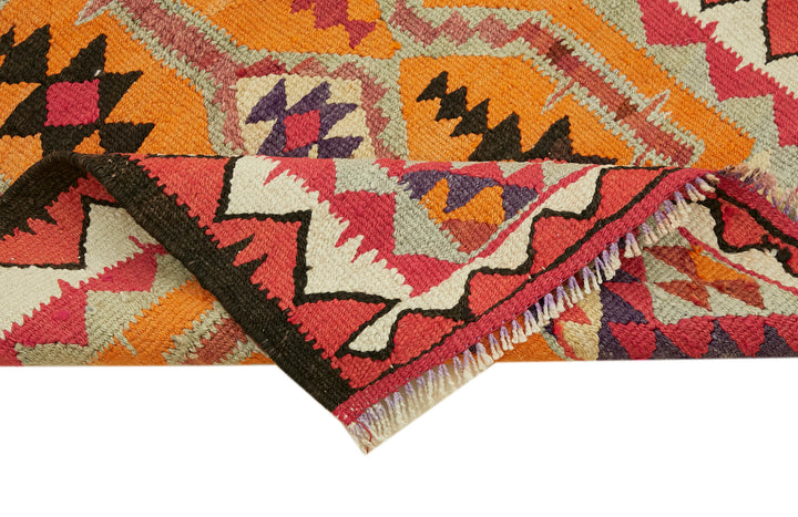 3x11 Multicolor Boho Runner Kilim Rugs - 42809
