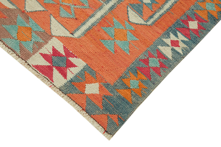 3x11 Multicolor Boho Runner Kilim Rugs - 42816