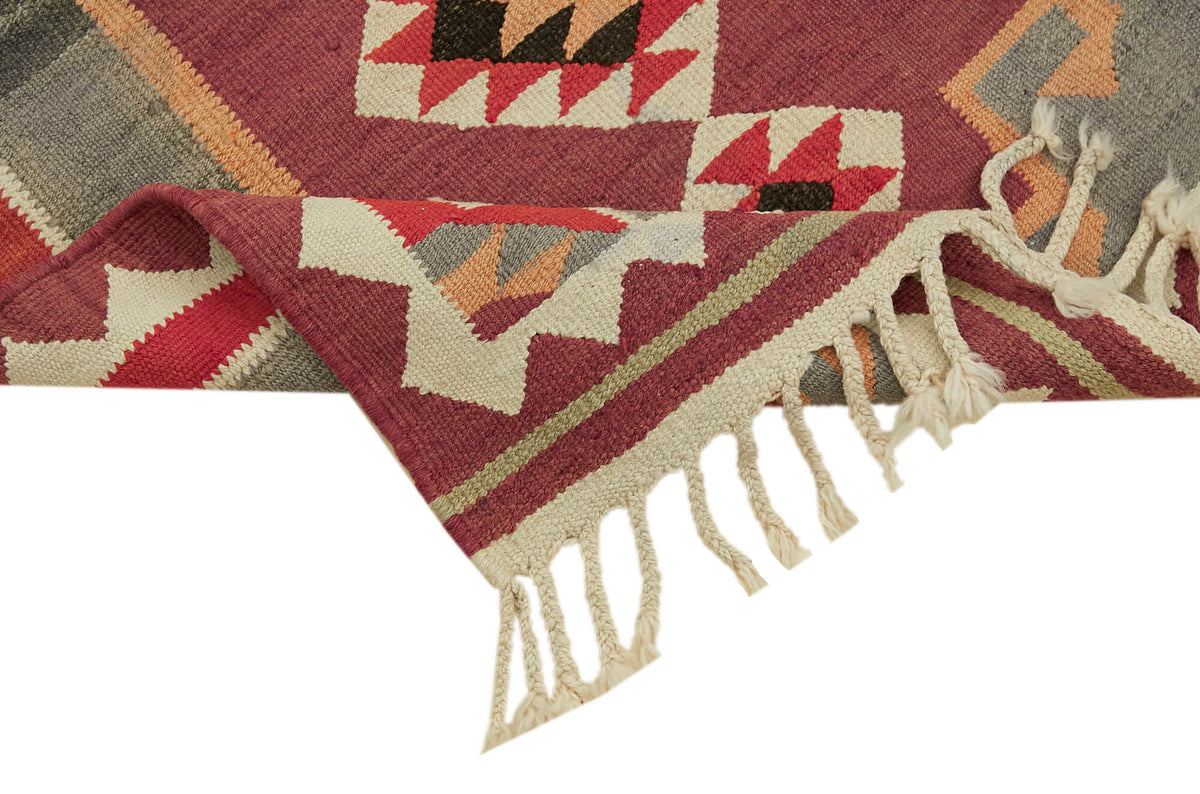 3x12 Multicolor Boho Runner Kilim Rugs - 42819
