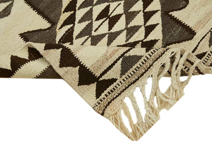 3x12 White Boho Runner Kilim Rugs - 42821