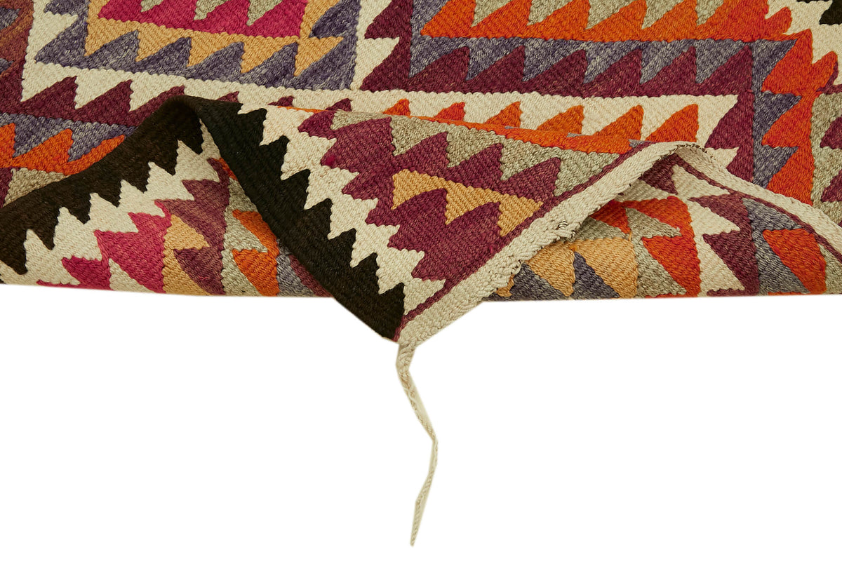3x12 Multicolor Boho Runner Kilim Rugs - 42824