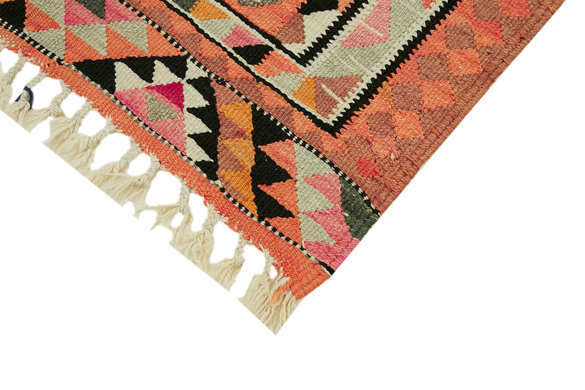 3x10 Multicolor Boho Runner Kilim Rugs - 42825