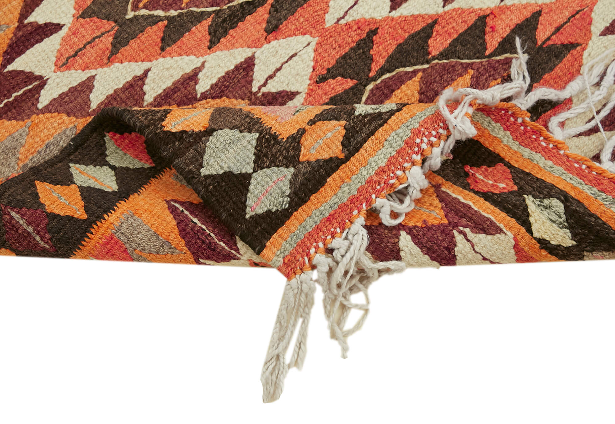 3x10 Multicolor Boho Runner Kilim Rugs - 42827