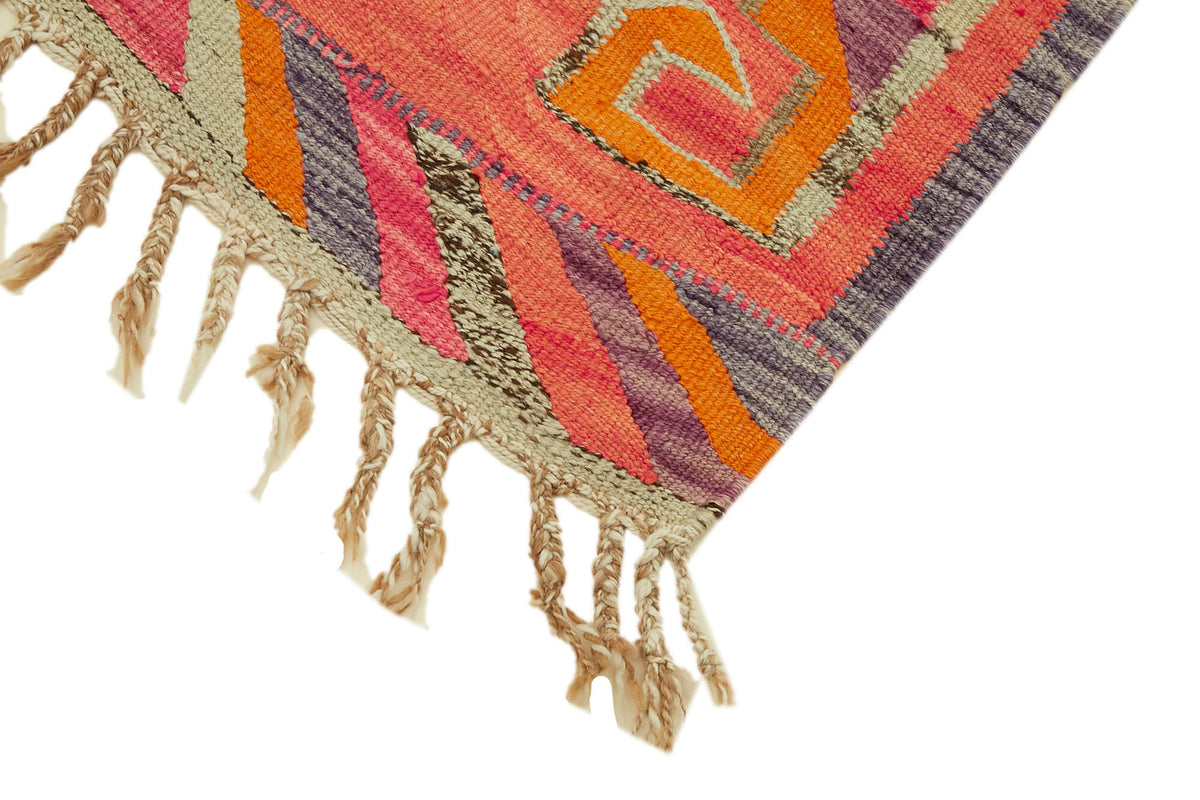3x10 Multicolor Boho Runner Kilim Rugs - 42829