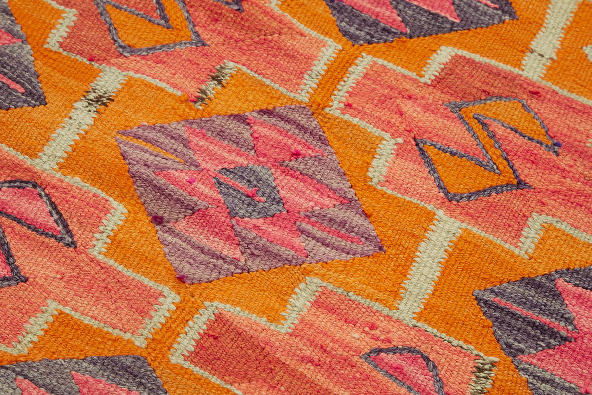 3x10 Multicolor Boho Runner Kilim Rugs - 42829