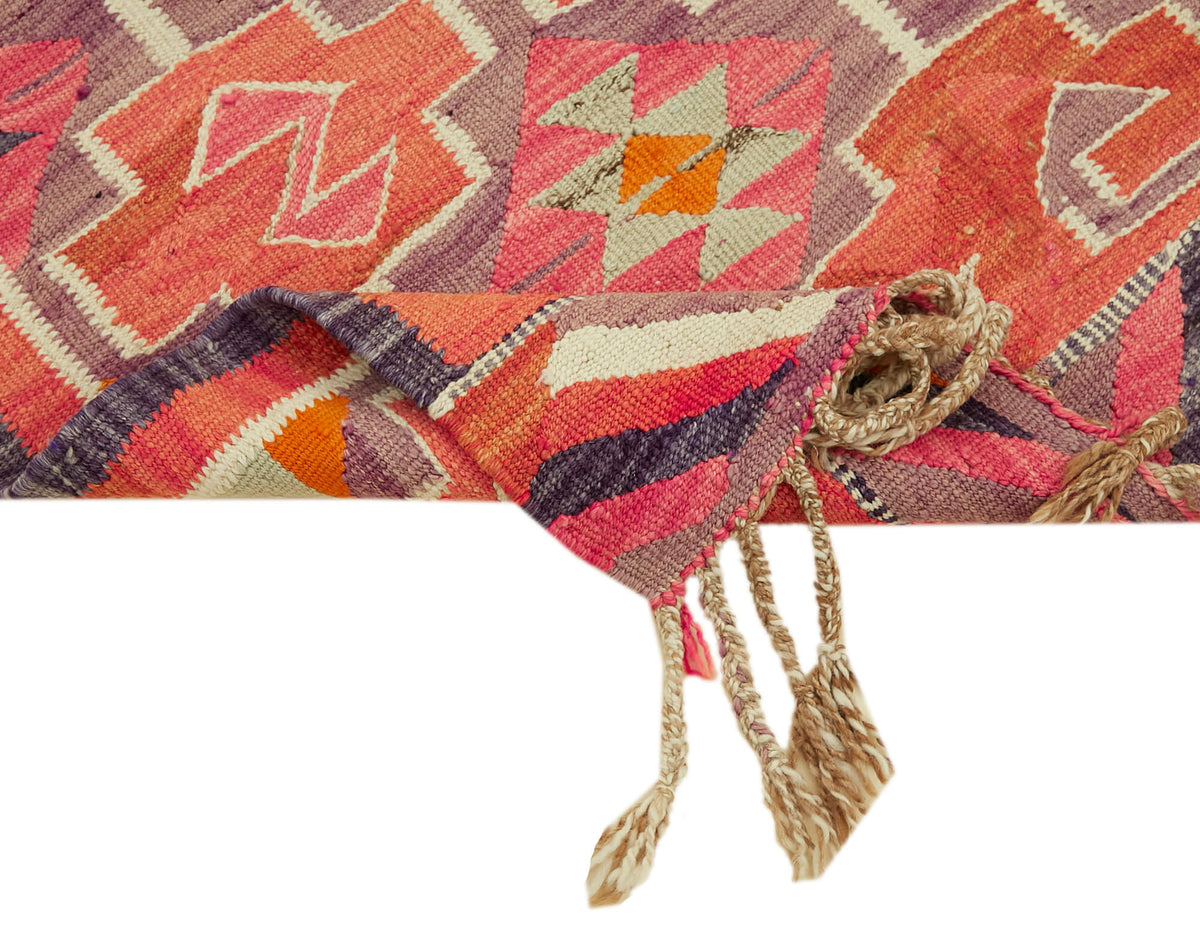 3x10 Multicolor Boho Runner Kilim Rugs - 42829