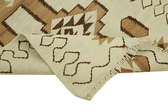 3x12 White Boho Runner Kilim Rugs - 42830