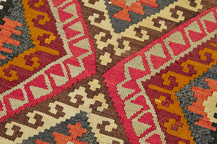 3x12 Multicolor Boho Runner Kilim Rugs - 42832