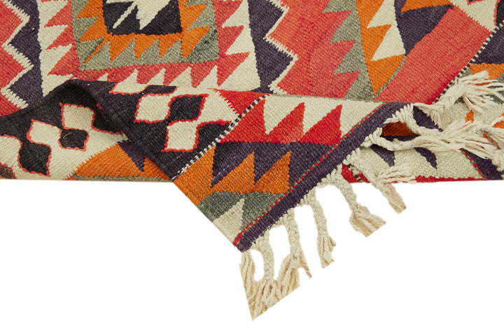 3x11 Multicolor Boho Runner Kilim Rugs - 42834