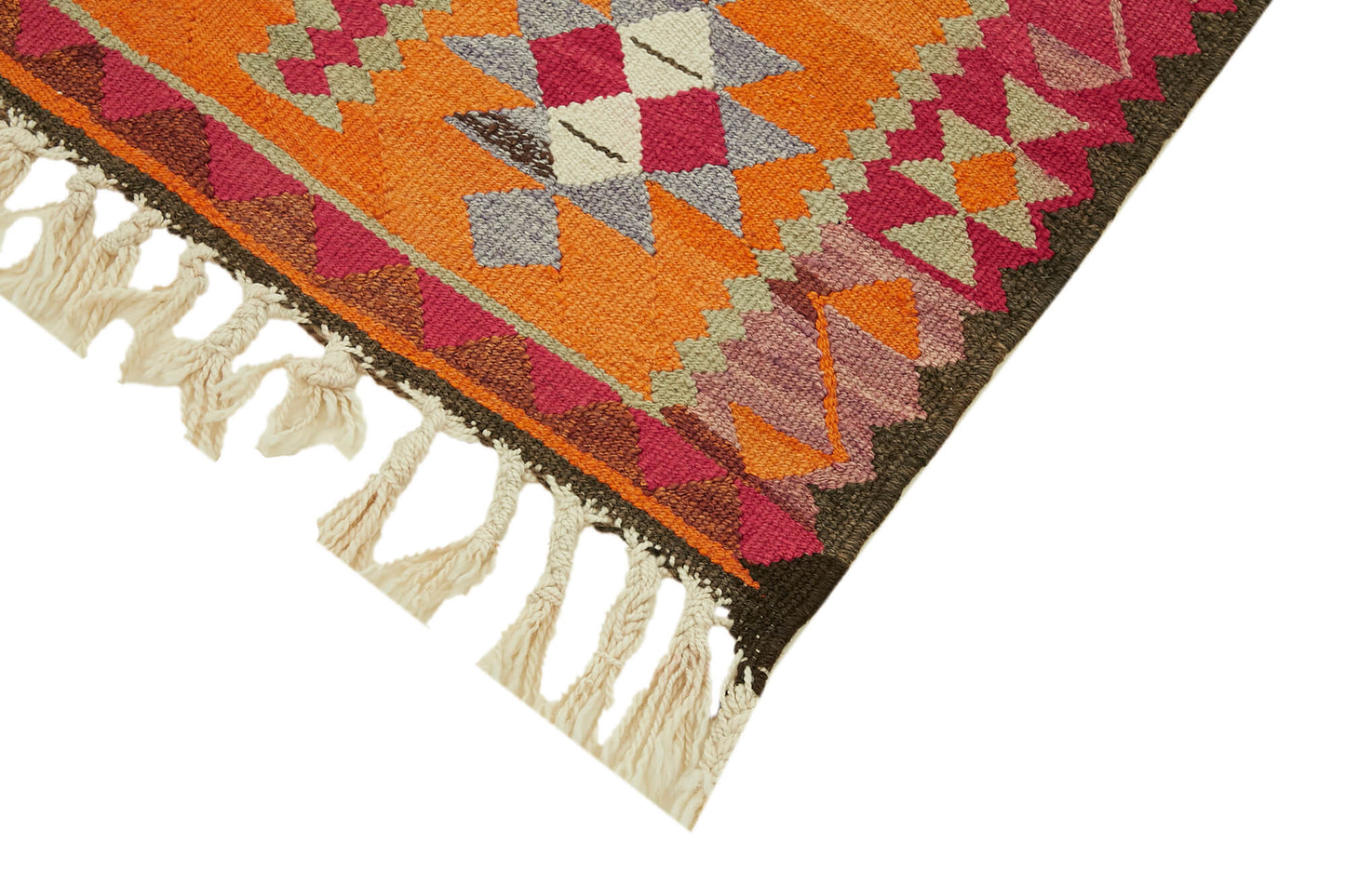 3x12 Multicolor Boho Runner Kilim Rugs - 42835