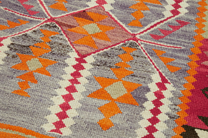 3x12 Multicolor Boho Runner Kilim Rugs - 42835