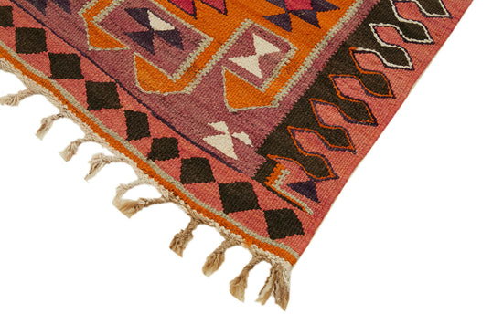 3x10 Multicolor Boho Runner Kilim Rugs - 42840