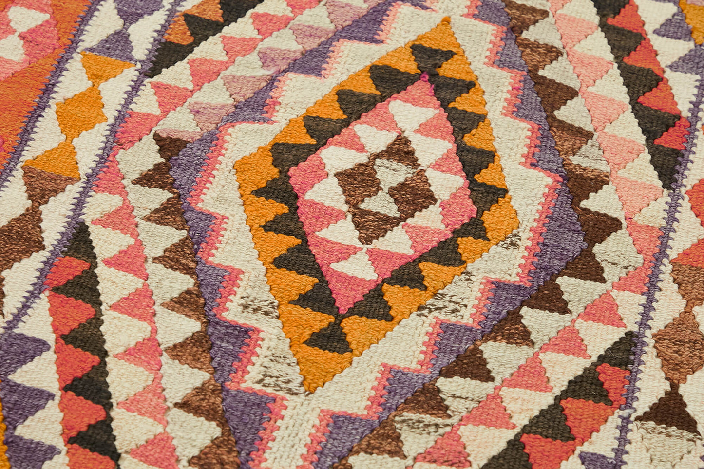 3x10 Multicolor Boho Runner Kilim Rugs - 42843