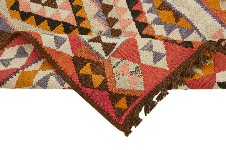 3x10 Multicolor Boho Runner Kilim Rugs - 42843