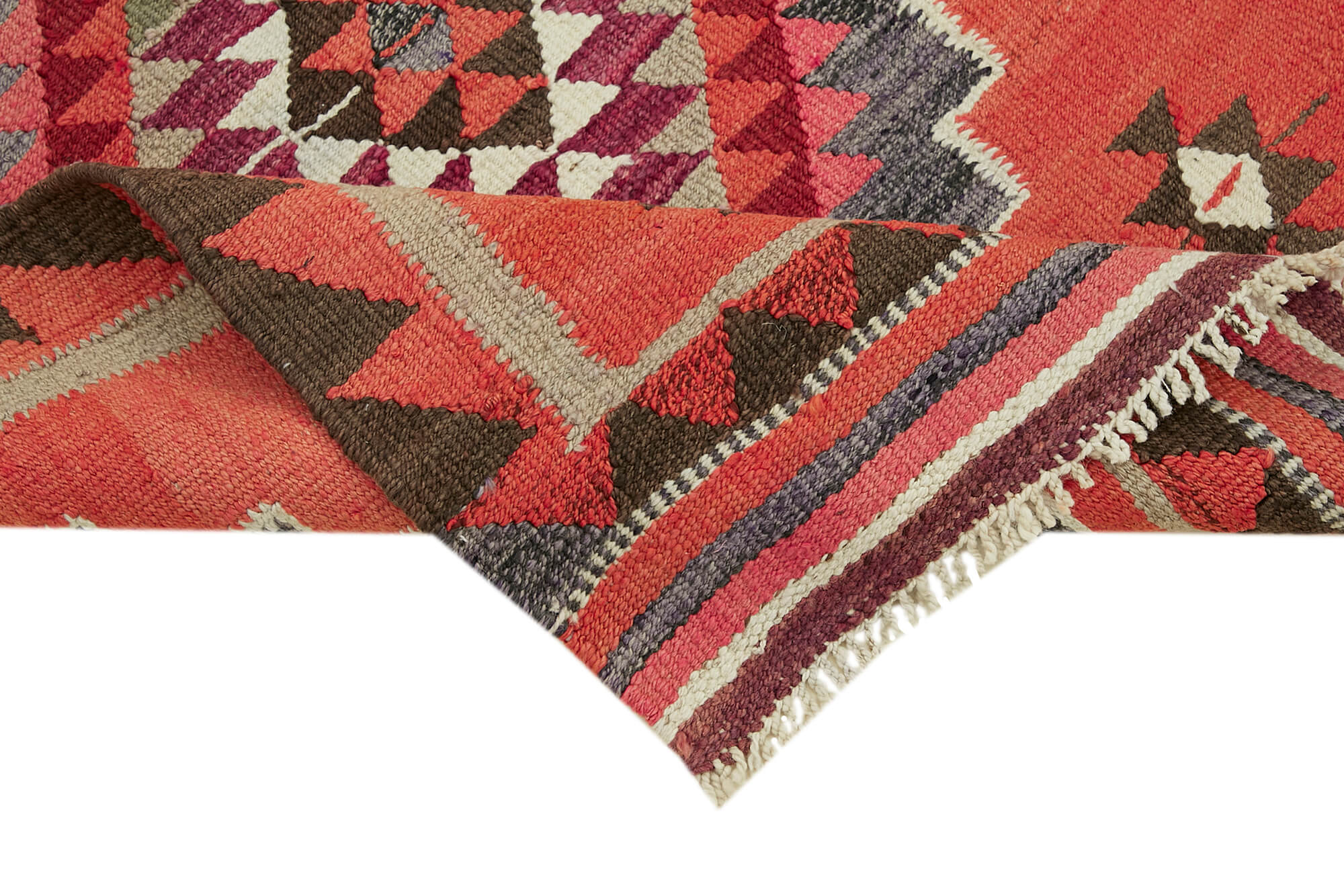 3x10 Multicolor Boho Runner Kilim Rugs - 42846