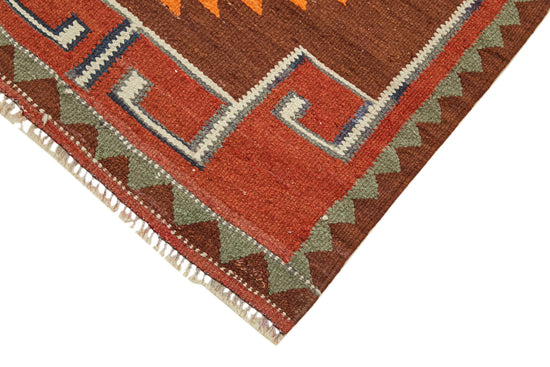 3x10 Multicolor Boho Runner Kilim Rugs - 42991