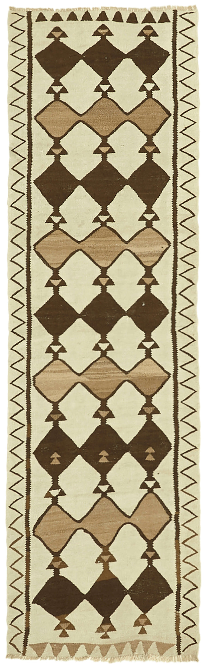 3x10 Multicolor Boho Runner Kilim Rugs - 42994