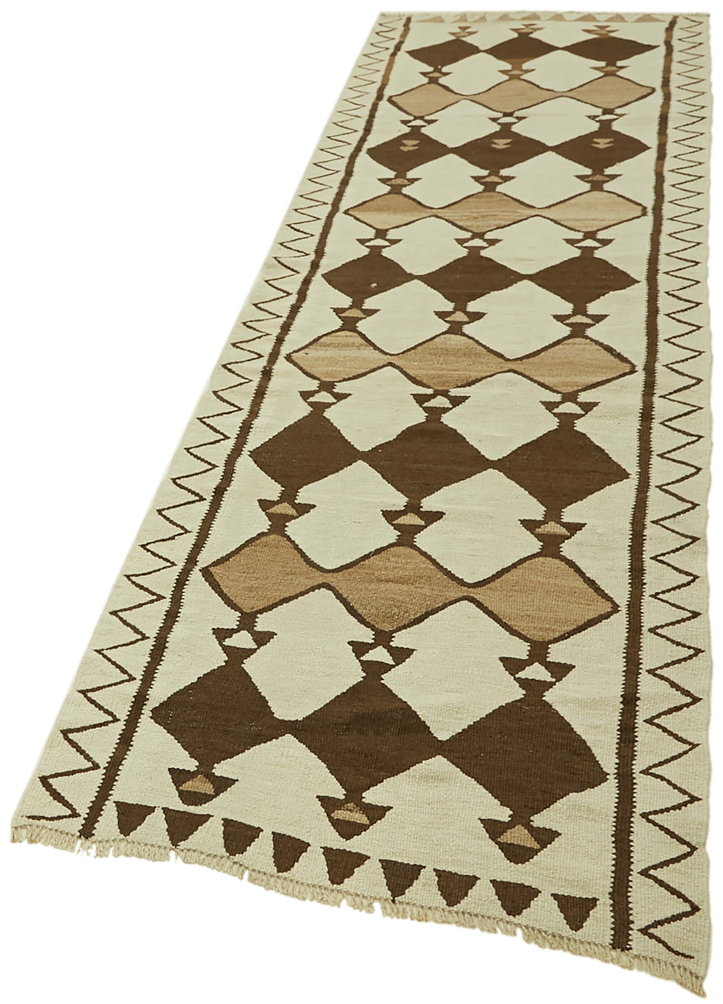 3x10 Multicolor Boho Runner Kilim Rugs - 42994