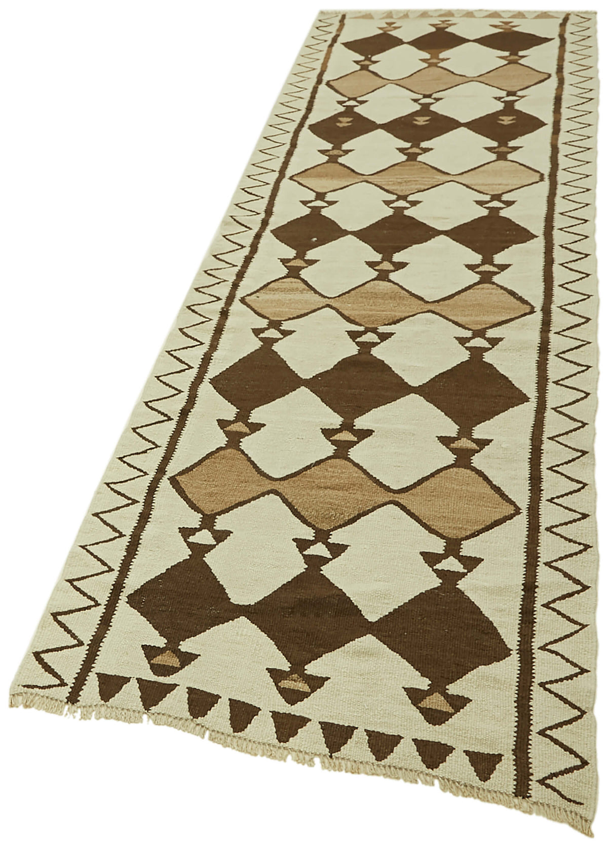 3x10 Multicolor Boho Runner Kilim Rugs - 42994