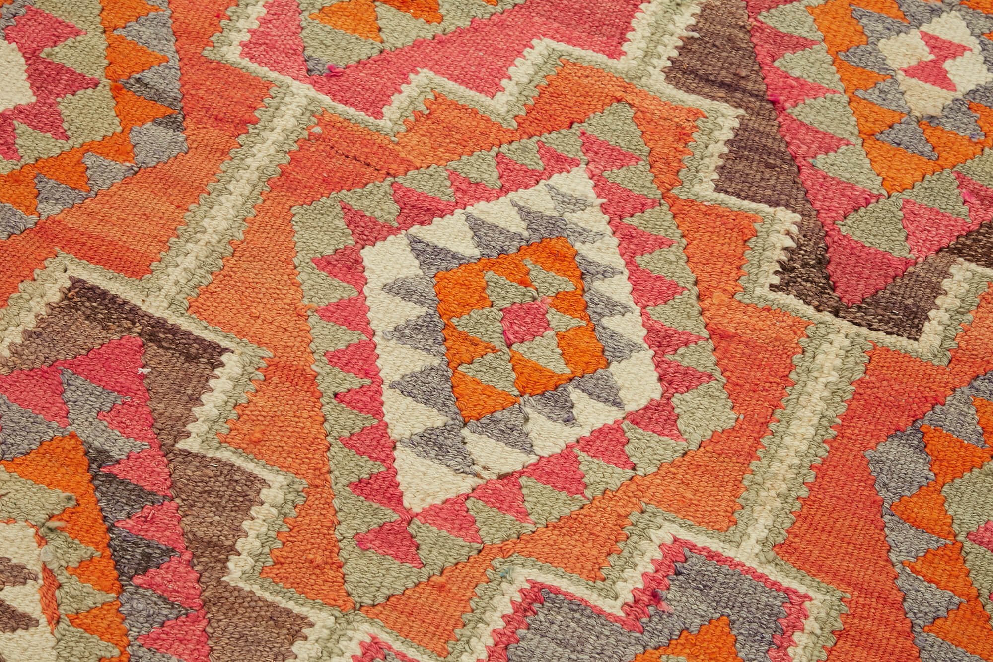 3x10 Multicolor Boho Runner Kilim Rugs - 43001