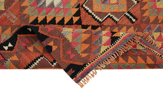 3x10 Multicolor Boho Runner Kilim Rugs - 43003