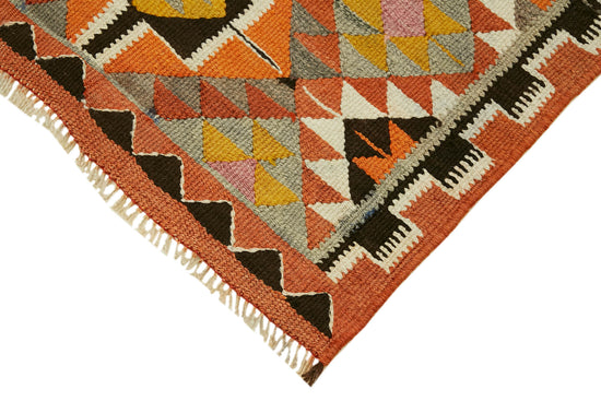 3x12 Multicolor Boho Runner Kilim Rugs - 43010