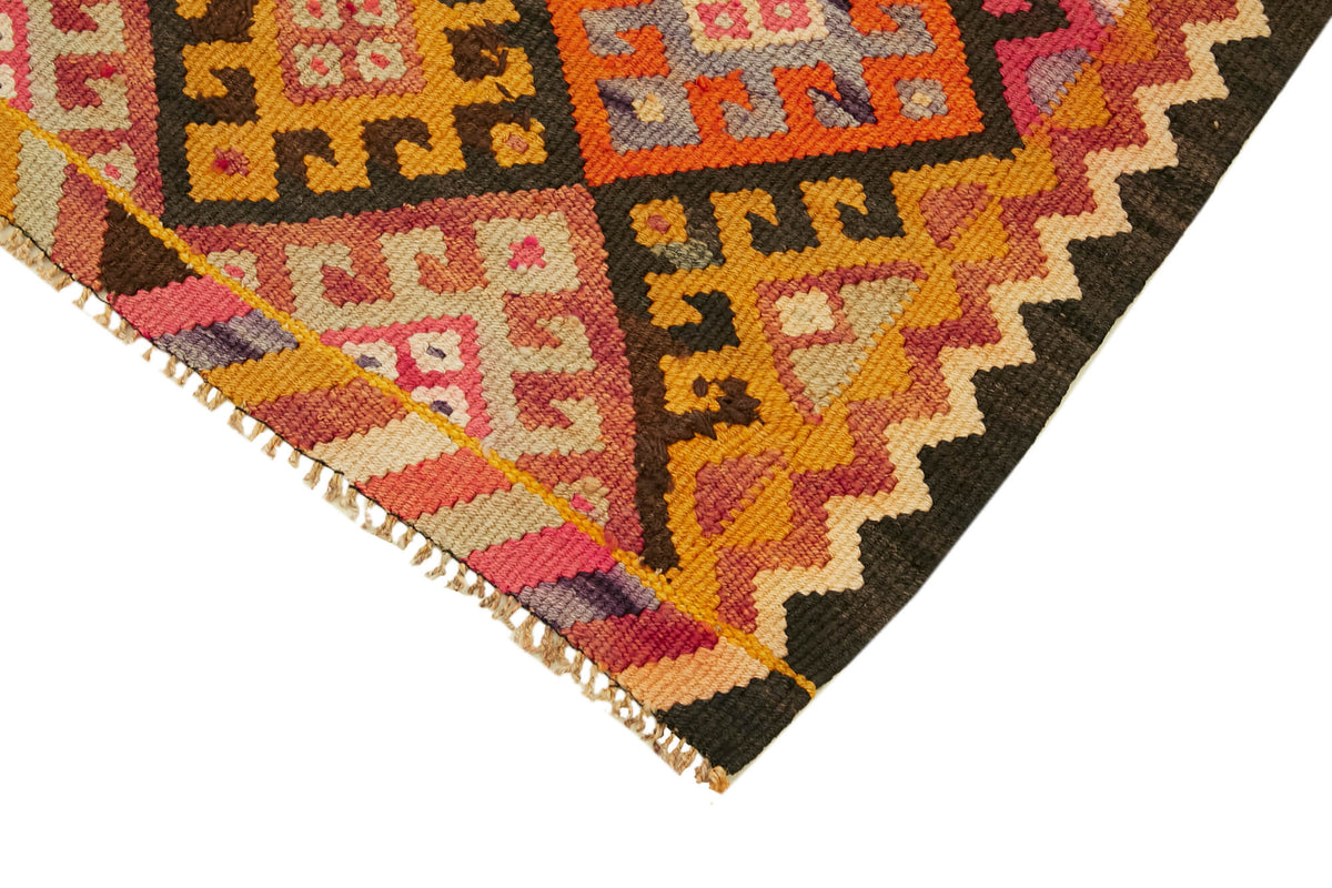 3x12 Multicolor Boho Runner Kilim Rugs - 43012