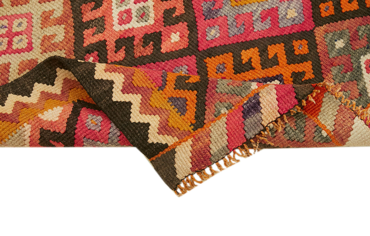 3x12 Multicolor Boho Runner Kilim Rugs - 43012