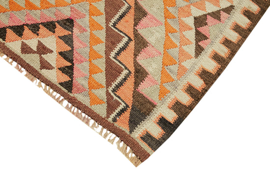 3x11 Multicolor Boho Runner Kilim Rugs - 43013