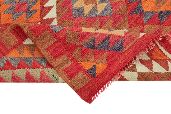 3x11 Multicolor Boho Runner Kilim Rugs - 43015