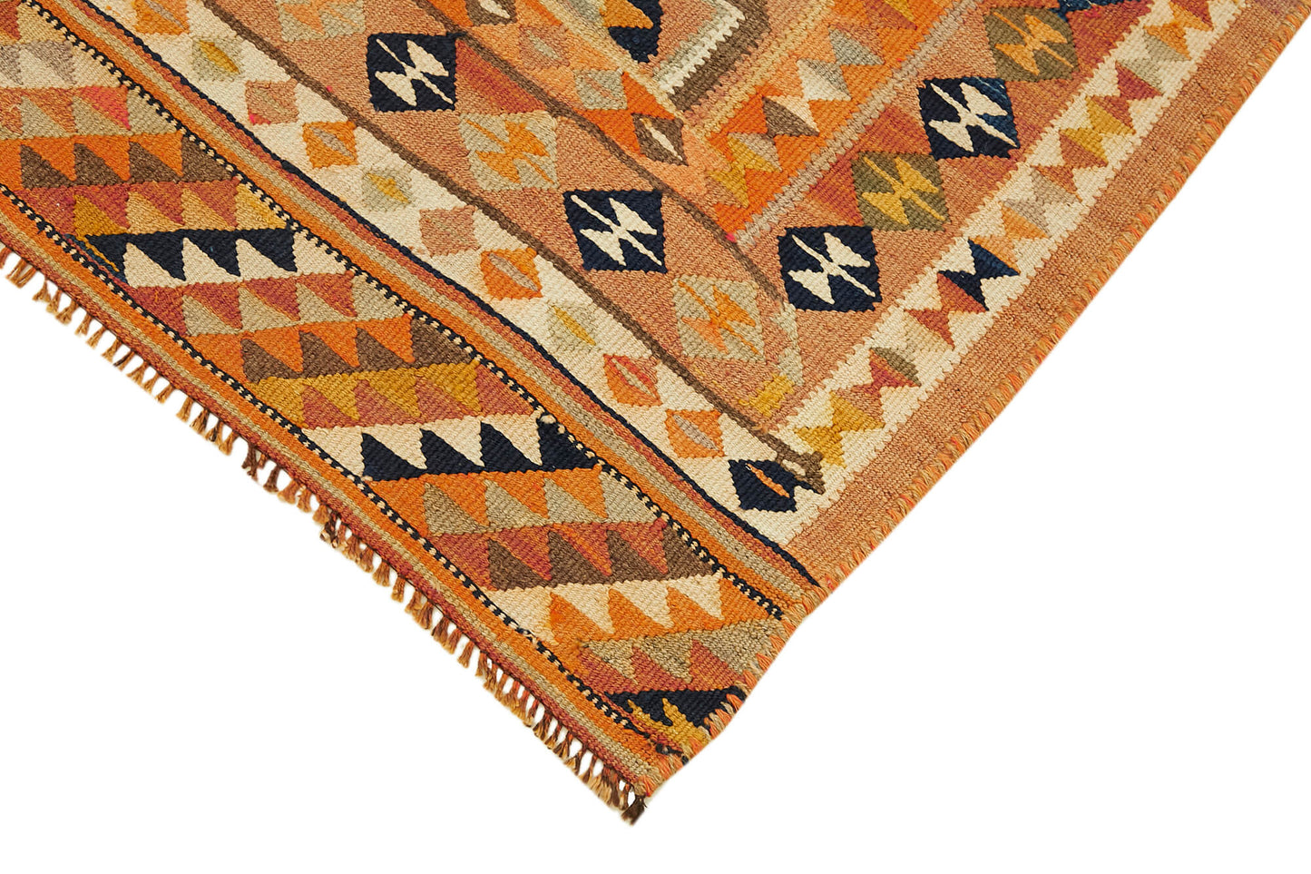 3x10 Multicolor Boho Runner Kilim Rugs - 43016