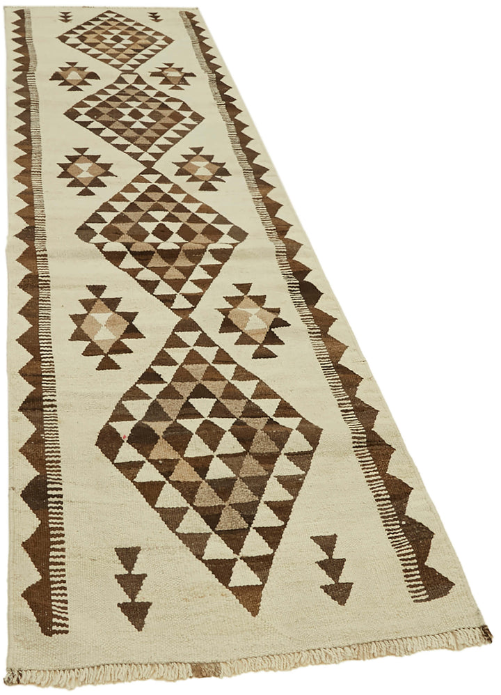 3x12 Multicolor Boho Runner Kilim Rugs - 43018