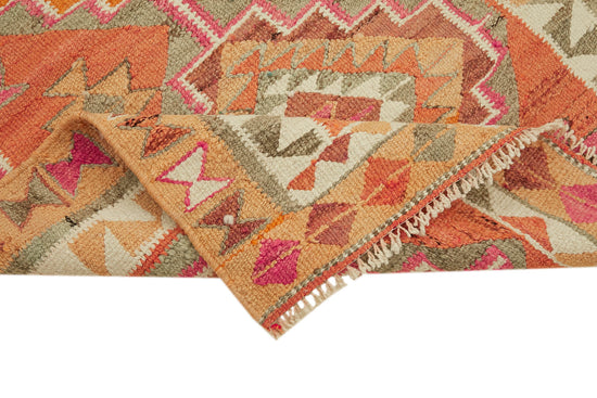 3x11 Multicolor Boho Runner Kilim Rugs - 43028