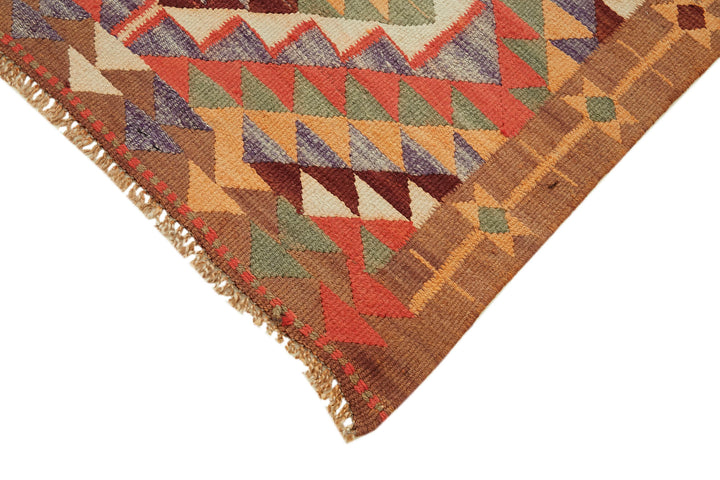 3x12 Multicolor Boho Runner Kilim Rugs - 43030