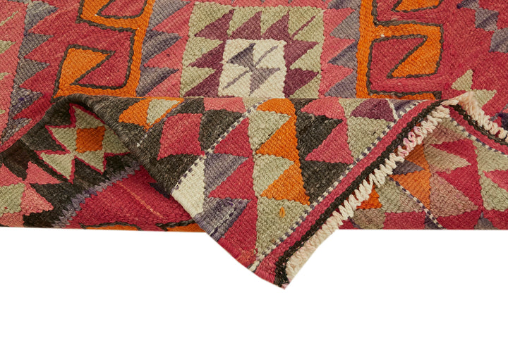 3x11 Multicolor Boho Runner Kilim Rugs - 43035