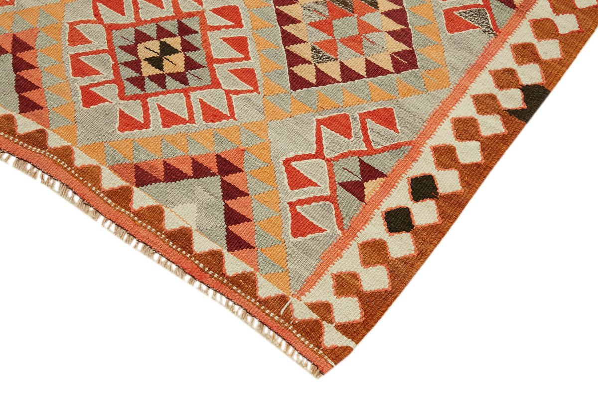 4x11 Multicolor Boho Runner Kilim Rugs - 43038